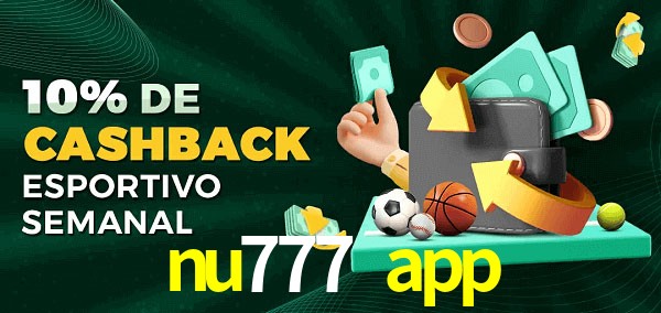 10% de bônus de cashback na nu777 app
